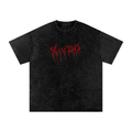 Xivzus Blood Oversized Cotton T-Shirt