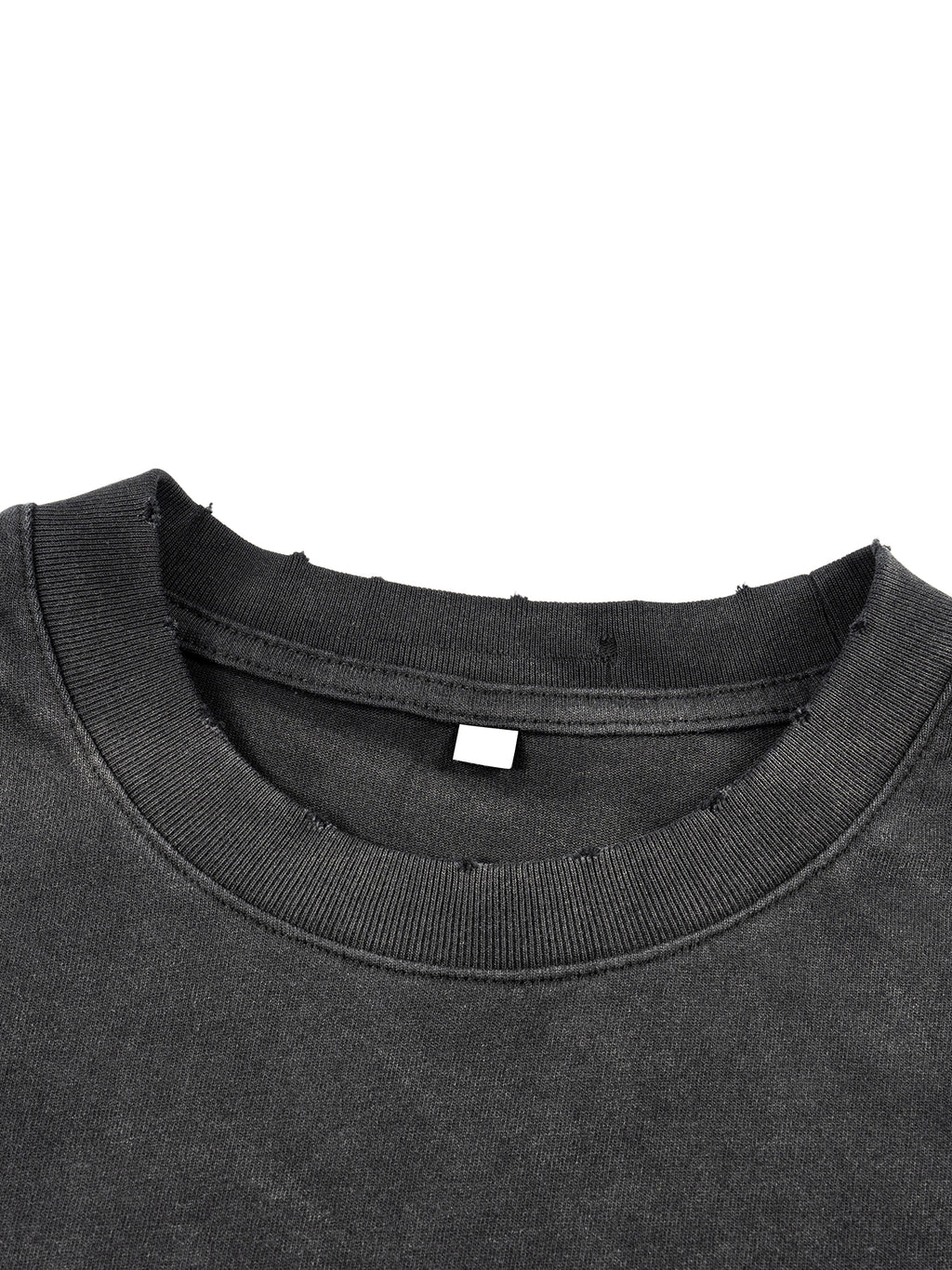 Blood Sunfade Hand-Frayed Faux Longsleeve T-Shirt
